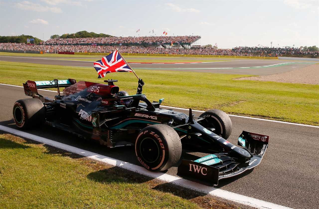 The Brit paraded the Union Jack in front of the home faithful