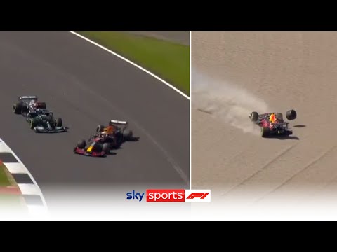 Verstappen crash silverstone